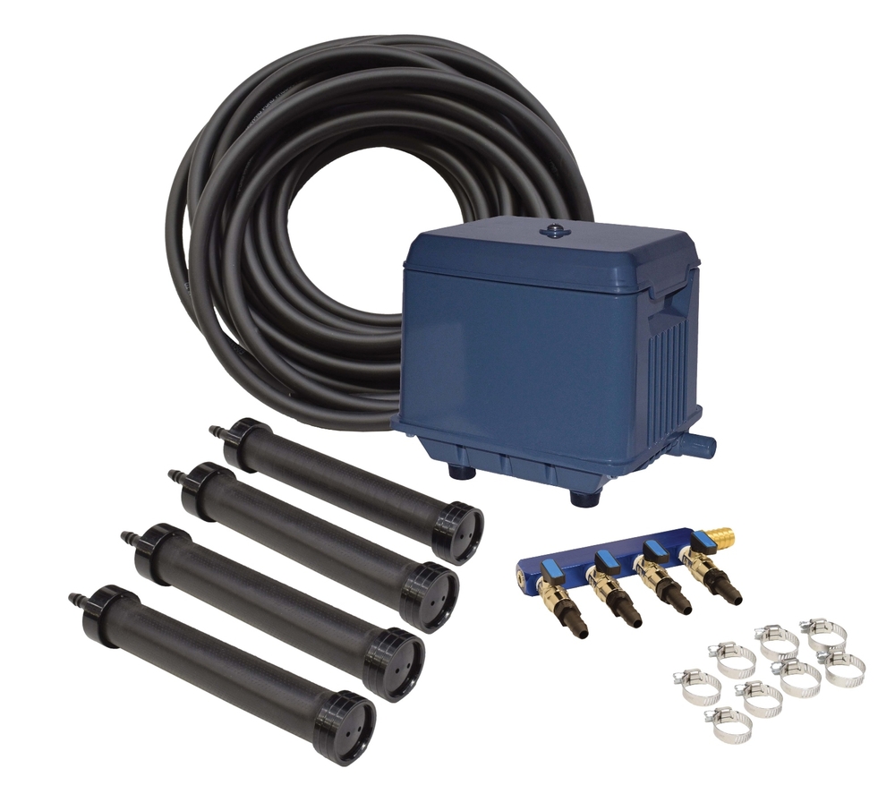 LA4 KLC Koi Pond Aeration Kit 4000 To 30000 Gallon Ponds EasyPro