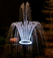 Pondmaster 18-LED Light Ring with Fountain Head | Fountain Heads & Accessories