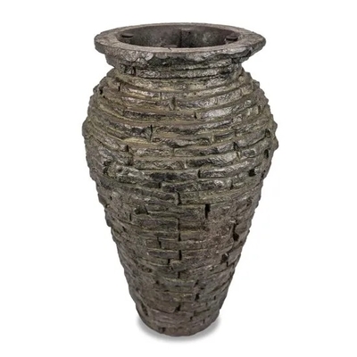 Stacked Slate Urn 24 inch 78359 | Others